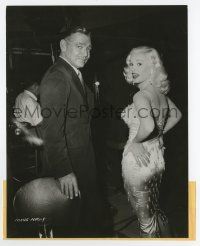 7m817 TEACHER'S PET 8x10 still '58 Clark Gable w/ zingy bouncy nightclub babe Mamie Van Doren!
