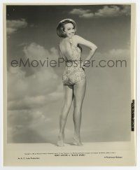 7m821 TERRY MOORE 8x10 still '64 posing in sexy backless swimsuit from Black Spurs!
