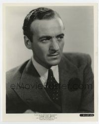 7m824 THANK YOU, JEEVES 8x10 still '36 head & shoulders portrait of David Niven in suit & tie!