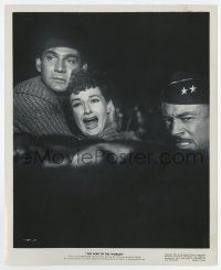 7m860 WAR OF THE WORLDS 8.25x10 still '53 Gene Barry & holds scared Ann Robinson by Les Tremayne!