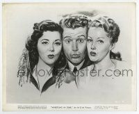 7m874 WHISTLING IN DIXIE 8.25x10 still '42 Red Skelton, Ann Rutherford & Diana Lewis by Kusnet!
