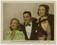 7m094 WIFE, HUSBAND & FRIEND color-glos 8x10 still '39 Warner Baxter between Loretta Young & Barnes!