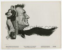 7m879 WINGS OF EAGLES 8x10.25 still '57 art of Air Force pilot John Wayne used on the one-sheet!