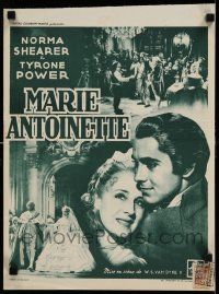 7p243 MARIE ANTOINETTE Belgian R40s cool portrait of Norma Shearer & Tyrone Power!