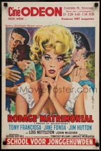 7p250 PERIOD OF ADJUSTMENT Belgian '62 sexy Jane Fonda in nightie trying to get used to marriage!