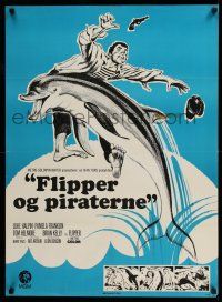 7p625 FLIPPER'S NEW ADVENTURE Danish '64 Flipper the fearless is more fin-tastic than ever!