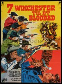 7p663 PAYMENT IN BLOOD Danish '67 spaghetti western, the war for revenge goes on!