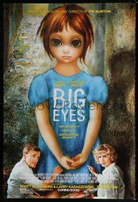 7r076 BIG EYES advance DS 1sh '14 cool image of Amy Adams and Cristoph Waltz painting together!