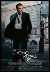 7r109 CASINO ROYALE advance DS 1sh '06 Daniel Craig as James Bond & sexy Eva Green!