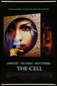 7r116 CELL large cube style advance DS 1sh '00 Jennifer Lopez enters the mind of a killer!