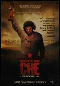 7r118 CHE teaser 1sh '09 Steven Soderbergh directed, Benicio Del Toro in title role!