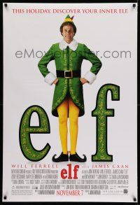 7r191 ELF advance DS 1sh '03 Jon Favreau directed, James Caan & Will Ferrell in Christmas comedy!