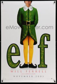 7r192 ELF teaser DS 1sh '03 Jon Favreau directed, James Caan & Will Ferrell in Christmas comedy!