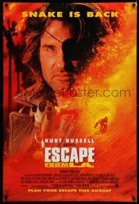 7r203 ESCAPE FROM L.A. int'l advance DS 1sh '96 John Carpenter, Kurt Russell back as Snake Plissken!