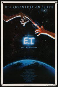 7r185 E.T. THE EXTRA TERRESTRIAL NSS style 1sh '82 Steven Spielberg classic, John Alvin art!