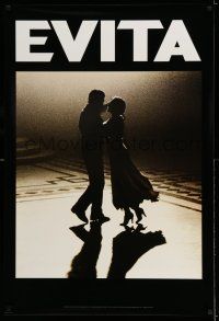 7r206 EVITA teaser 1sh '96 Madonna as Eva Peron, Antonio Banderas, Alan Parker, Oliver Stone