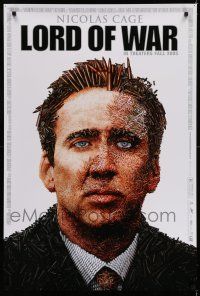 7r448 LORD OF WAR advance 1sh '05 wild bullet mosaic of arms dealer Nicolas Cage!