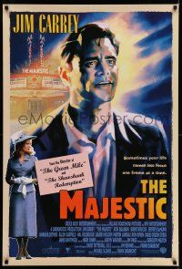 7r461 MAJESTIC int'l 1sh '01 great art of Jim Carrey, directed by Frank Darabont!