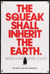 7r495 MOUSE HUNT teaser DS 1sh '97 Nathan Lane, Lee Evans, the squeak shall inherit the Earth!