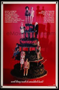 7r615 ROCKY HORROR PICTURE SHOW 1sh R85 by Tim Curry, cool Barbie Dolls on cake image!