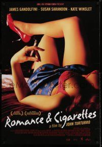7r617 ROMANCE & CIGARETTES int'l 1sh '05 John Turturro directed, super sexy image of woman smoking!