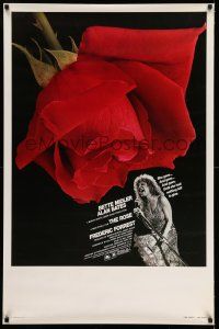 7r620 ROSE 1sh '79 Mark Rydell, cool image of Bette Midler as Janis Joplin look-alike!