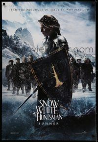 7r663 SNOW WHITE & THE HUNTSMAN Summer teaser DS 1sh '12 cool image of Kristen Stewart!