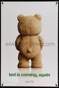 7r734 TED 2 teaser DS 1sh '15 Seth McFarland, Mark Wahlberg, Seyfreid, CGI teddy bear image!
