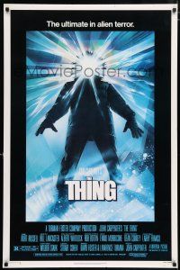 7r740 THING 1sh '82 John Carpenter classic sci-fi horror, Drew Struzan art!