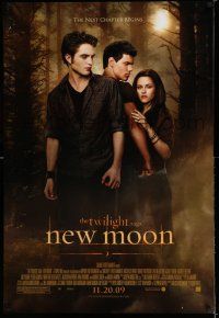 7r785 TWILIGHT SAGA: NEW MOON advance DS 1sh '09 Kristen Stewart, Robert Pattinson, Taylor Lautner!