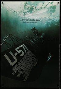 7r790 U-571 DS 1sh '00 Matthew McConaughey, Bill Paxton, Harvey Keitel, cool submarine!