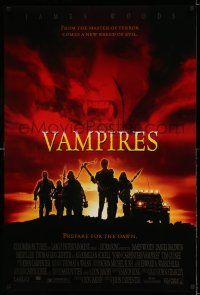 7r796 VAMPIRES DS 1sh '98 John Carpenter, James Woods, cool vampire hunter image!