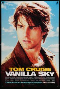 7r798 VANILLA SKY advance DS 1sh '01 Tom Cruise loves sexy Penelope Cruz AND Cameron Diaz!