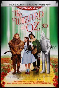 7r832 WIZARD OF OZ rated PG advance DS 1sh R13 Victor Fleming, Judy Garland all-time classic!