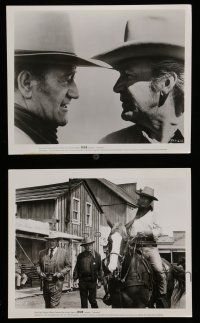 7s941 CHISUM 2 8x10 stills '70 great images of John Wayne, Forrest Tucker, Bruce Cabot!
