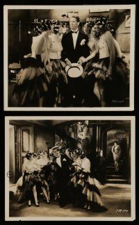 7s956 INNOCENTS OF PARIS 2 8x10 stills '29 French Maurice Chevalier romancing & performing!