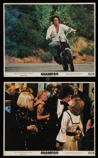 7s178 SHAMPOO 2 8x10 mini LCs '75 images of hairdressers Warren Beatty & Julie Christie, Hal Ashby!