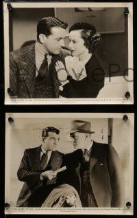 7s867 4 HOURS TO KILL 3 8x10 stills '35 great images of Richard Barthelmess, Helen Mack and cast!