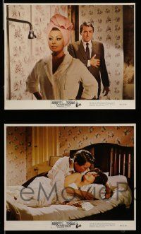 7s147 ARABESQUE 5 color 8x10 stills '66 Gregory Peck & sexy images of Sophia Loren, Stanley Donen