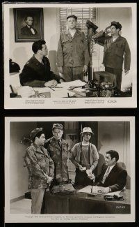 7s438 BACK AT THE FRONT 11 8x10 stills '52 hilarious G.I.s Tom Ewell & Harvey Lembeck are back!