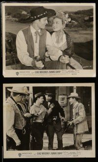 7s653 BADMAN'S COUNTRY 7 8x10 stills '58 Montgomery as Pat Garrett, Buster Crabbe as Wyatt Earp!
