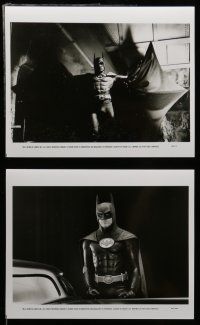 7s301 BATMAN 107 8x10 stills '89 many images of Michael Keaton, Jack Nicholson, Kim Basinger!