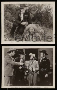 7s869 BILLY THE KID WANTED 3 8x10 stills '41 Buster Crabbe, Fuzzy' St. John, Dave O'Brien!