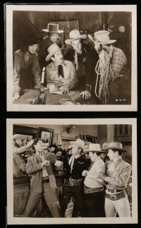 7s705 BILLY THE KID'S ROUNDUP 6 8x10 stills '41 great images of Buster Crabbe, Al 'Fuzzy' St. John!