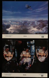 7s061 BRAZIL 8 8x10 mini LCs '85 Jonathan Pryce, Robert De Niro, directed by Terry Gilliam!