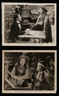 7s533 GIRL OF THE GOLDEN WEST 9 8x10 stills '38 Jeanette MacDonald & Nelson Eddy, gambling!
