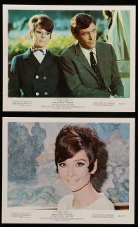 7s015 HOW TO STEAL A MILLION 12 color 8x10 stills '66 sexy Audrey Hepburn, Peter O'Toole, Wallach!