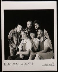 7s408 I LOVE YOU TO DEATH 13 8x10 stills '90 Kevin Kline, Tracey Ullman, River Phoenix, Hurt!