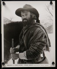 7s322 JEREMIAH JOHNSON 35 8x10 stills '72 images of Robert Redford, directed by Sydney Pollack!
