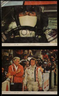 7s167 LE MANS 3 8x10 mini LCs '71 great images of race car driver Steve McQueen, Elga Anderson!